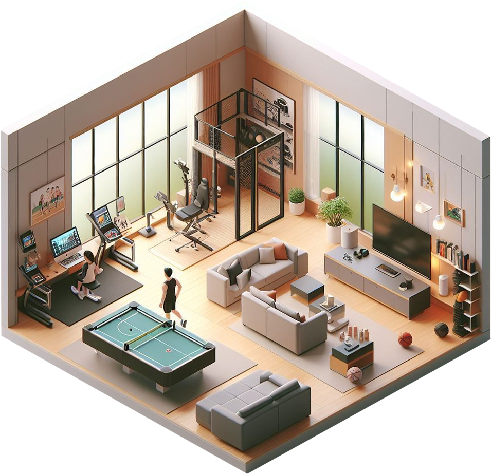 Diseño de habitación Cortteza